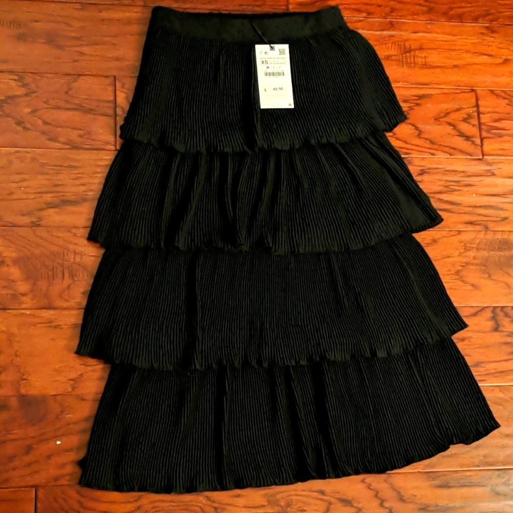 Zara tier skirt